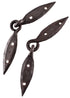 Wikinger Scharniere Paar, 18 cm – handgeschmiedet