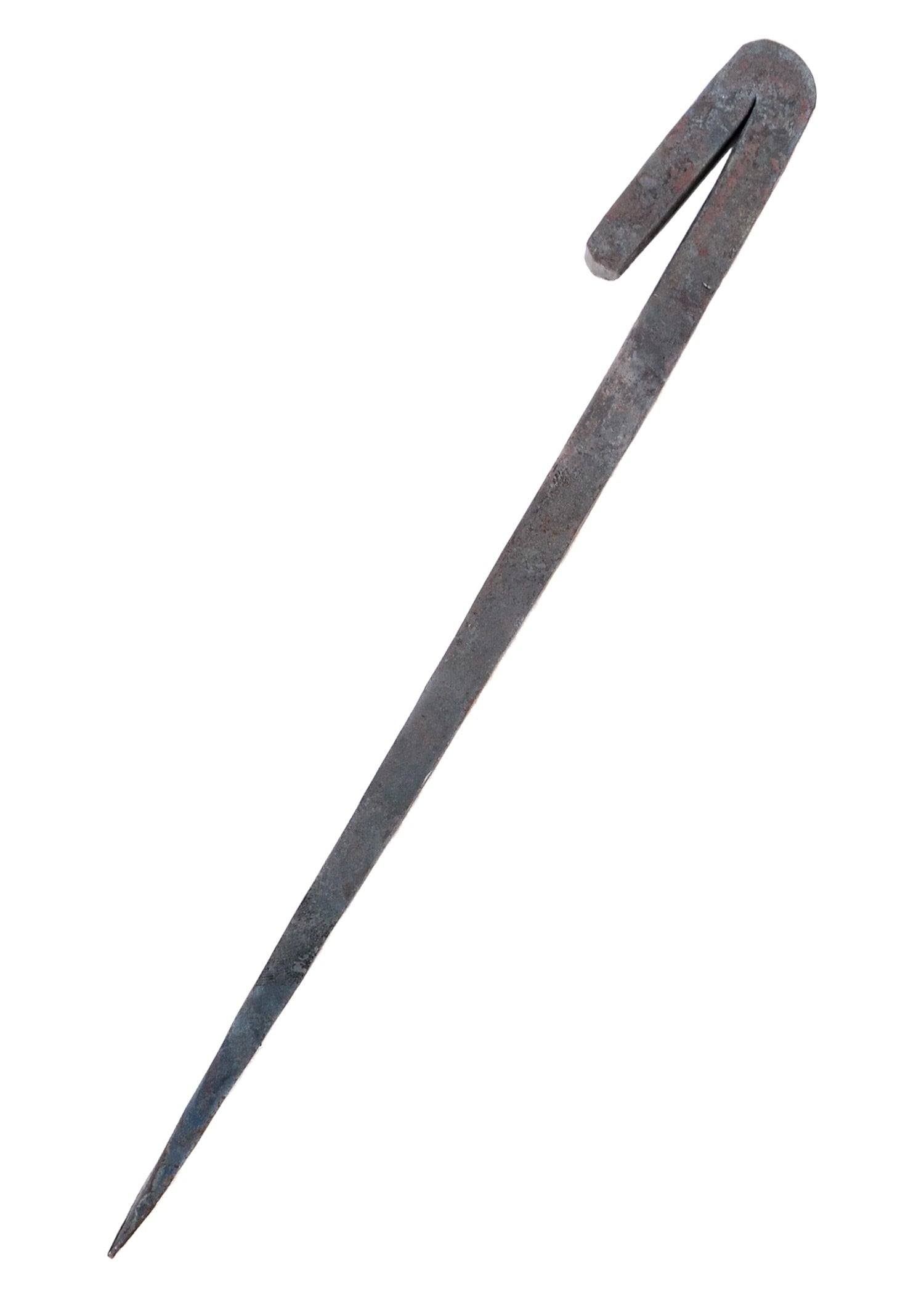 Handgeschmiedeter Zelthering (25 cm) aus massivem Stahl