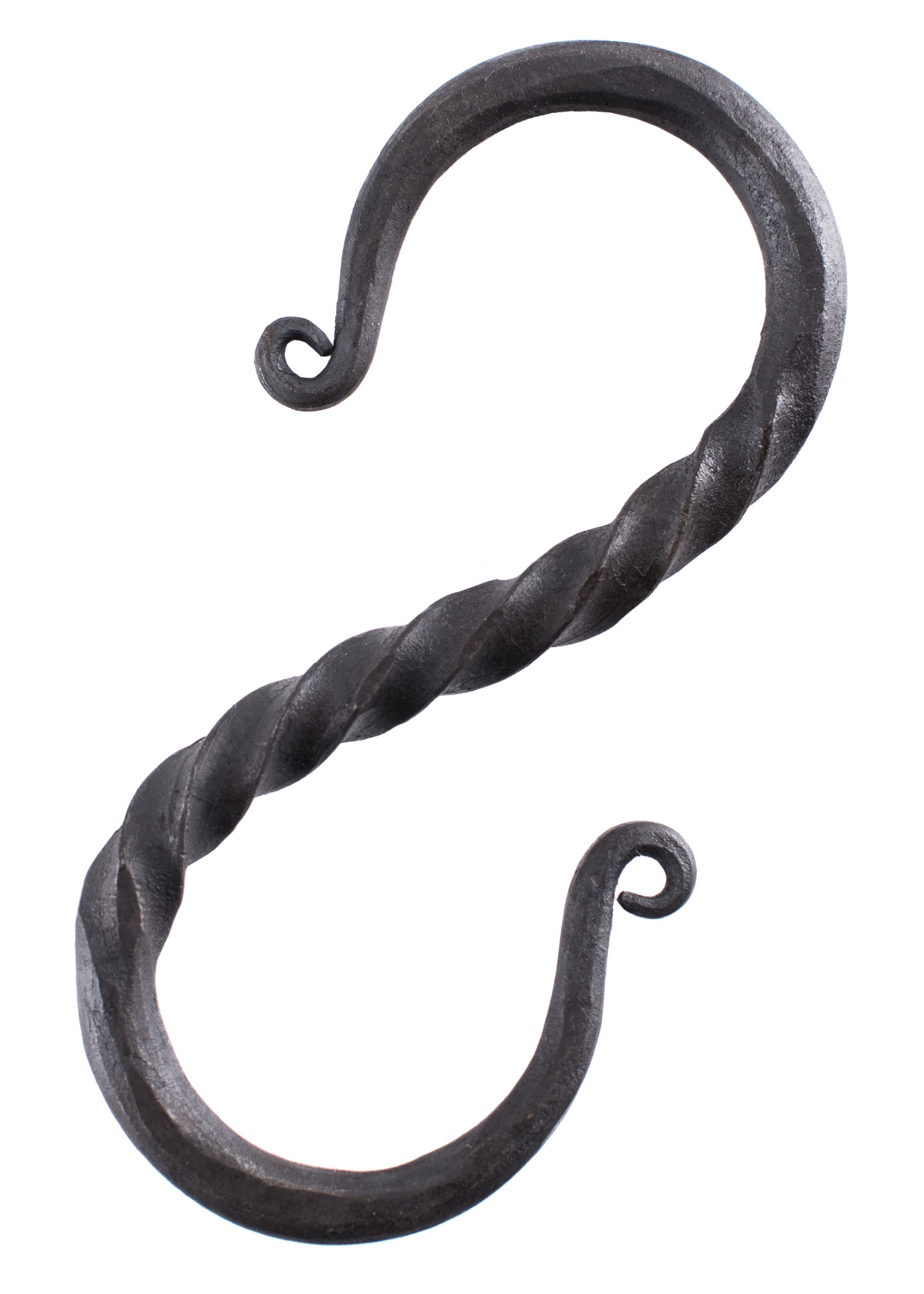 Handgeschmiedeter S Haken (10 cm) tordiert