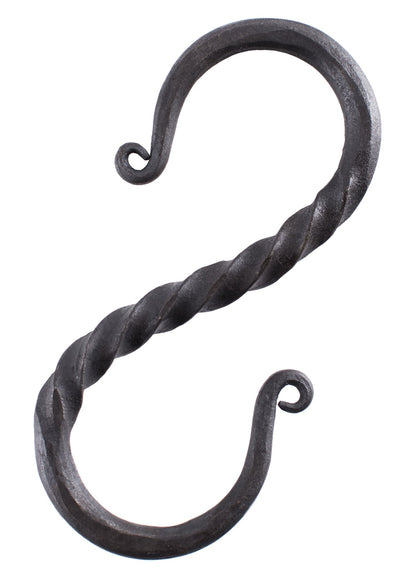 Handgeschmiedeter S Haken (10 cm) tordiert