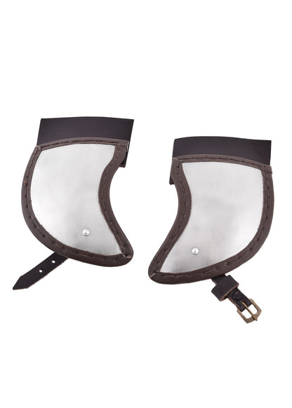 Authentische Helm Wangenklappen aus 2mm Stahl