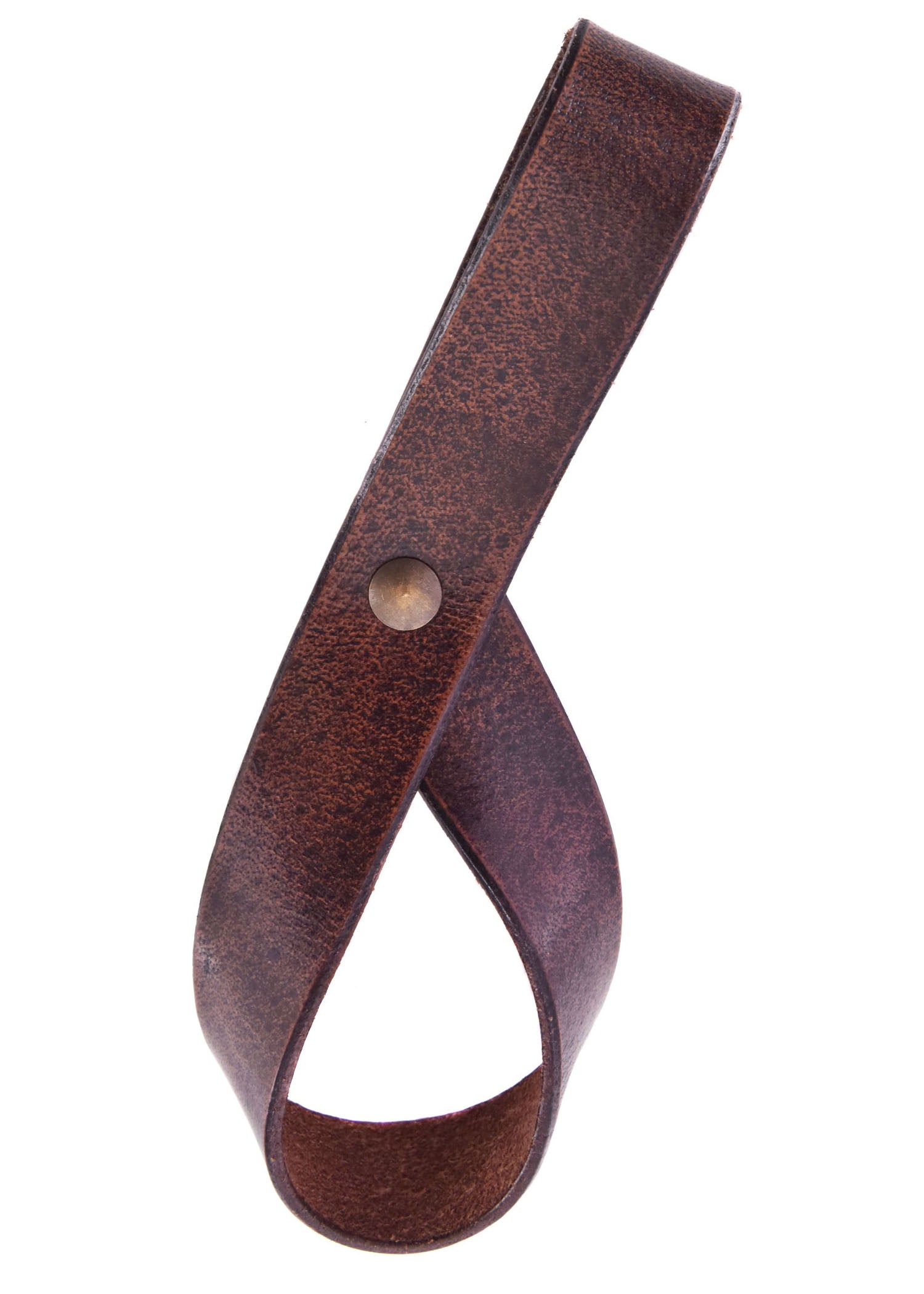 Leder Trinkhornhalter dunkelbraun von Ulfberth