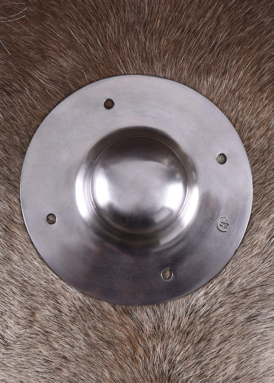 normannischer schildbuckel mit nieten 2 mm stahl