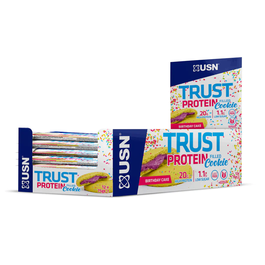 USN TRUST Cookie 12x75g Birthday Cake