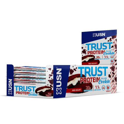 USN TRUST Cookie 12x75g Red Velvet