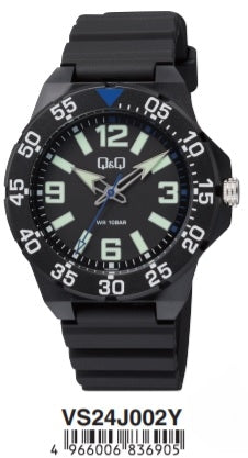 Q and Q Classic Black/Resin Ø43 mm VS24J002Y
