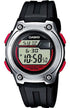 Casio Digitale Sportuhr mit Stoppuhr, Alarm und LED Beleuchtung in Schwarz