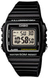 Casio Digitale Sportuhr mit Stoppuhr, Alarm und 50 m Wasserdichtigkeit in Schwarz