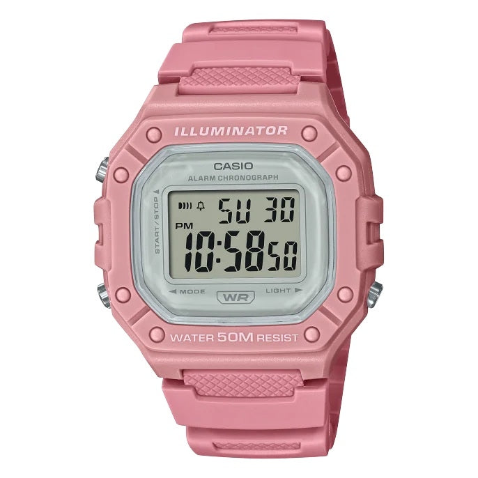 Casio Digitale Sportuhr W 218HC (rot)