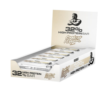 Weider 32 Protein Bar 12x60g Cookies Cream