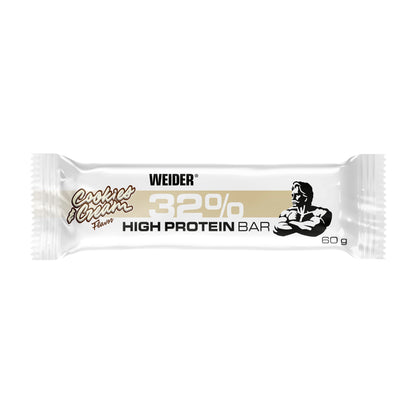Weider 32 Protein Bar 12x60g Cookies Cream