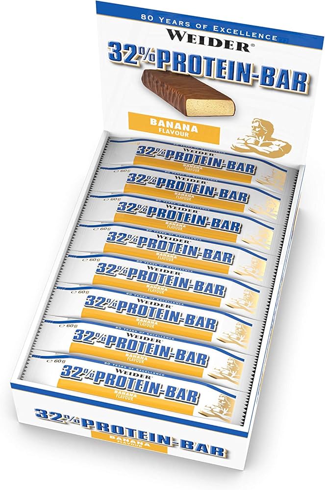 Weider 32 Protein Bar 24x60g Banane