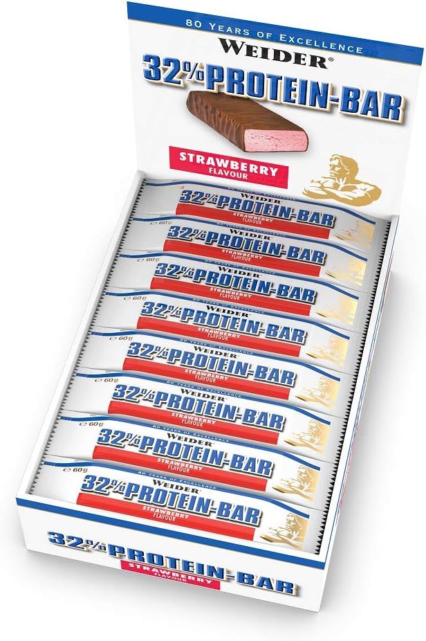 Weider 32 Protein Bar 24x60g Erdbeere
