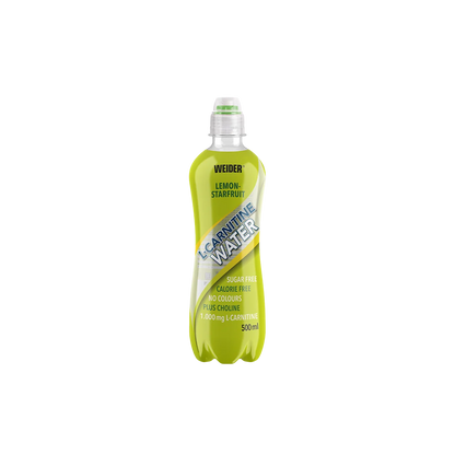 Weider LCarnitine WATER 6 x 500ml LimoneStarfruit