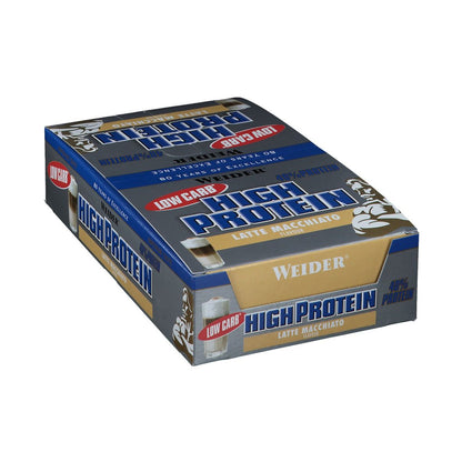 Weider Low Carb High Protein 40 Riegel 24x50g Latte Macchiato