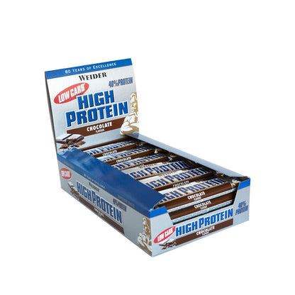 Weider Low Carb High Protein 40 Riegel 24x50g Schoko