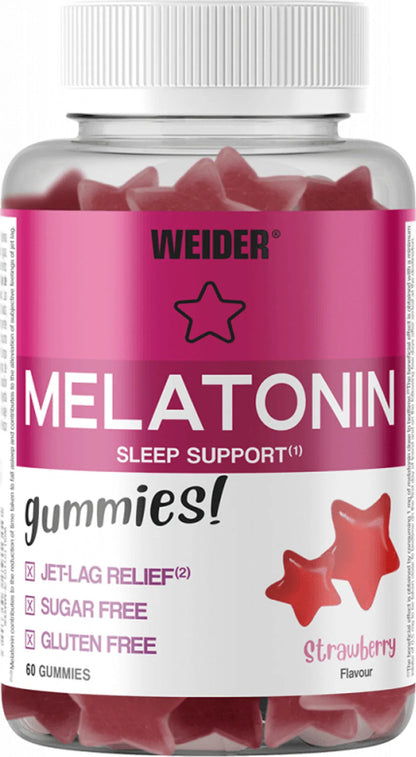 Weider Melatonin Gummies 60 Stk Strawberry