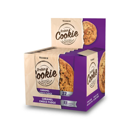 Weider Protein Cookie 12x 90g Caramel Choco Fudge