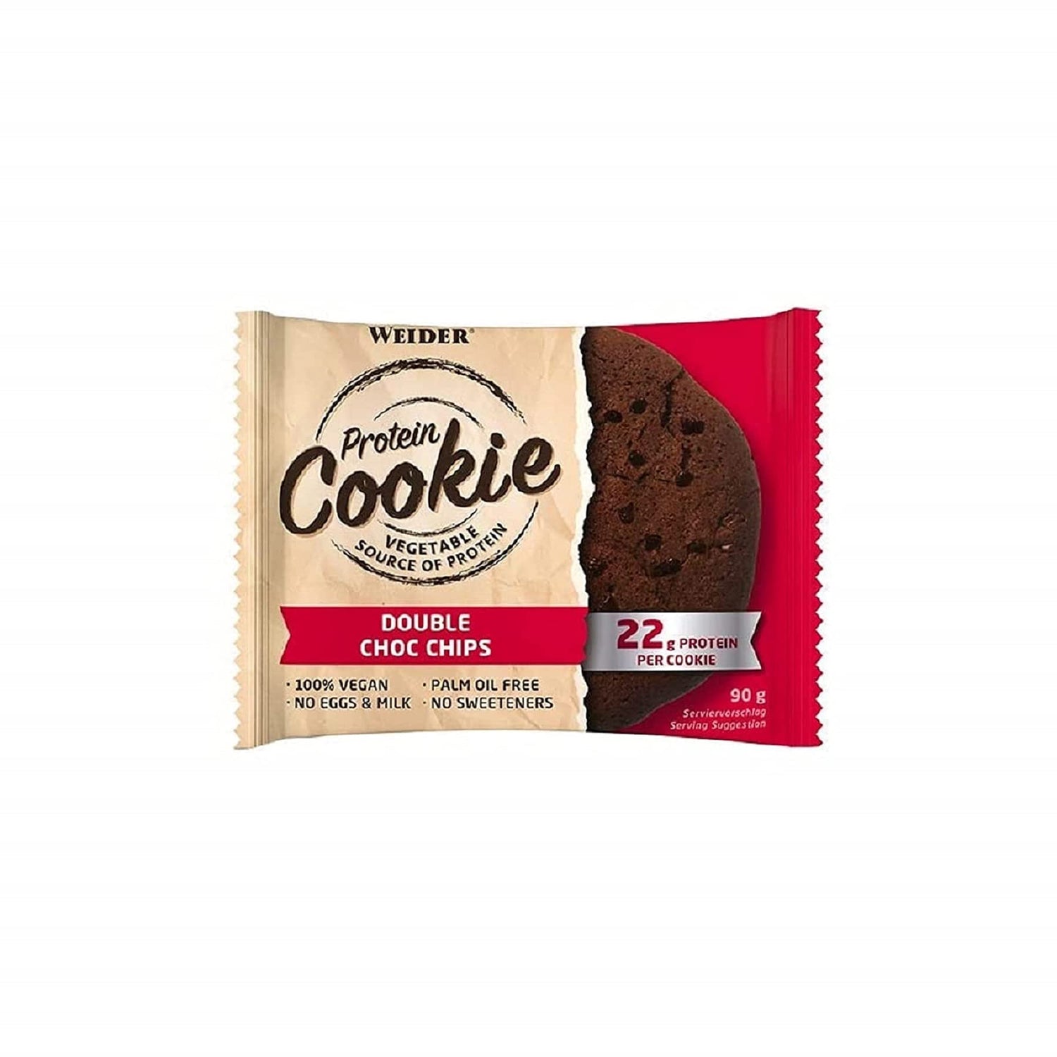 Weider Protein Cookie 12x 90g Double Choc Chips