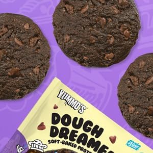 Yummos Dough Dreamer VEGAN Protein Cookie 12x50g Double Choc Chip
