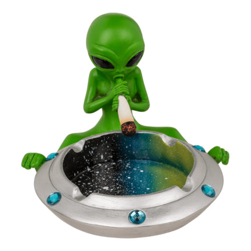 alien mit joint aschenbecher 16 4 x 15 cm