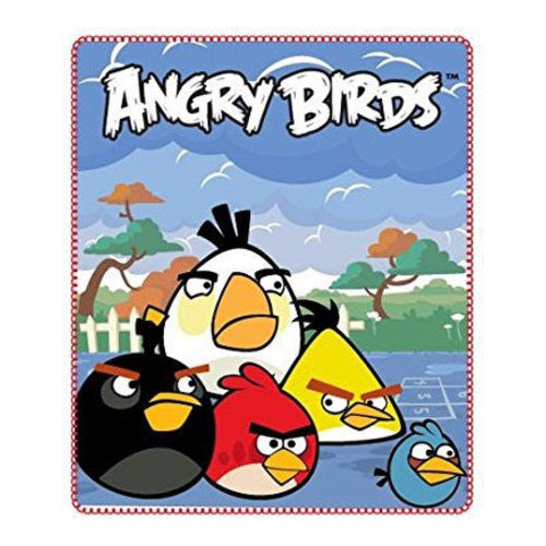 angry birds polar fleecedecke 120x140cm