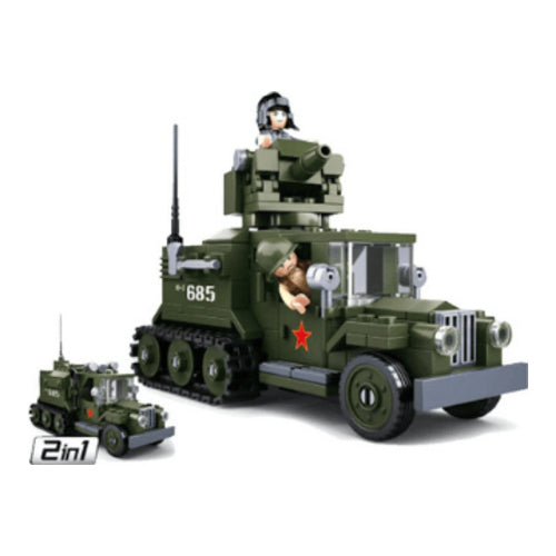army wwii alliierter halbkettenfahrzeug 2in1