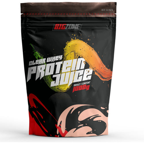 Big Zone Clear Whey Protein Juice 1000G Beutel Eistee Zitrone