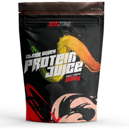 Big Zone Clear Whey Protein Juice 1000G Beutel Orangensaft