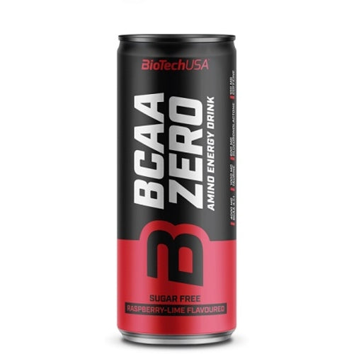 Biotech Bcaa Zero Energy 24X330Ml Raspberry Lime