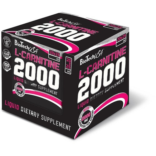 Biotech L Carnitine Liquid 2000Mg 20X25Ml Inaktiv Grüner Tee