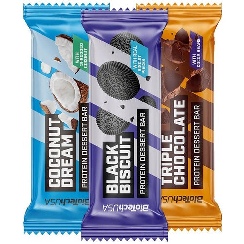 Biotech Protein Dessert Bar 20 X 50G Ruby Raspberry
