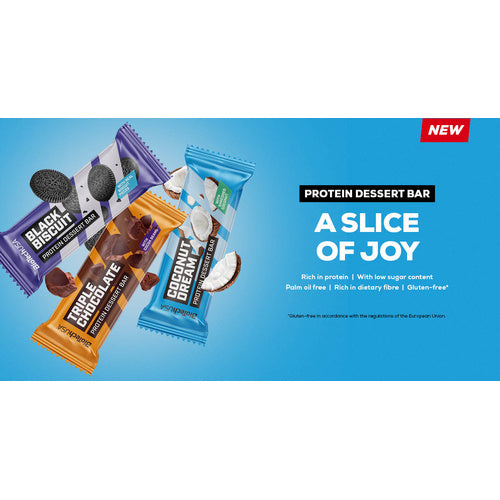 Biotech Protein Dessert Bar 20 X 50G Black Biscuit