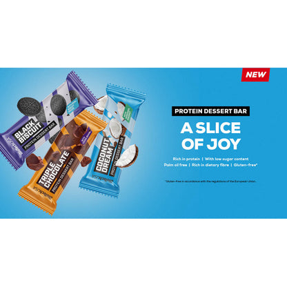Biotech Protein Dessert Bar 20 X 50G Black Biscuit
