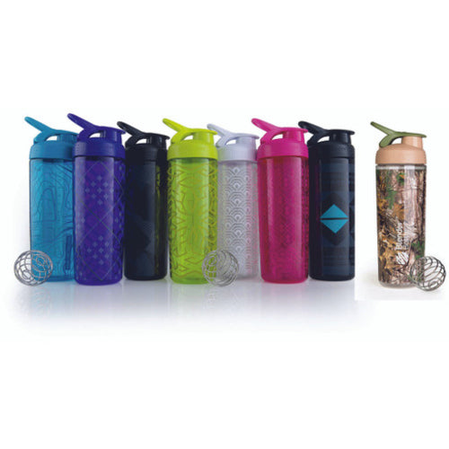 Blender Bottle Sportmixer Signature Sleek 820Ml Aqua Topt Flow
