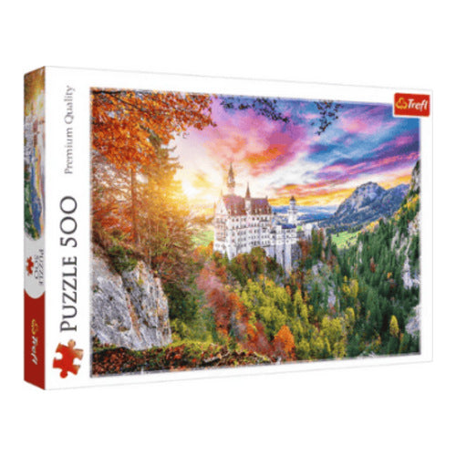 blick auf neuschwanstein deutschland puzzle 500 teile