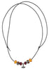 925er Silber Thors Hammer & Haithabu Glasperlenkette