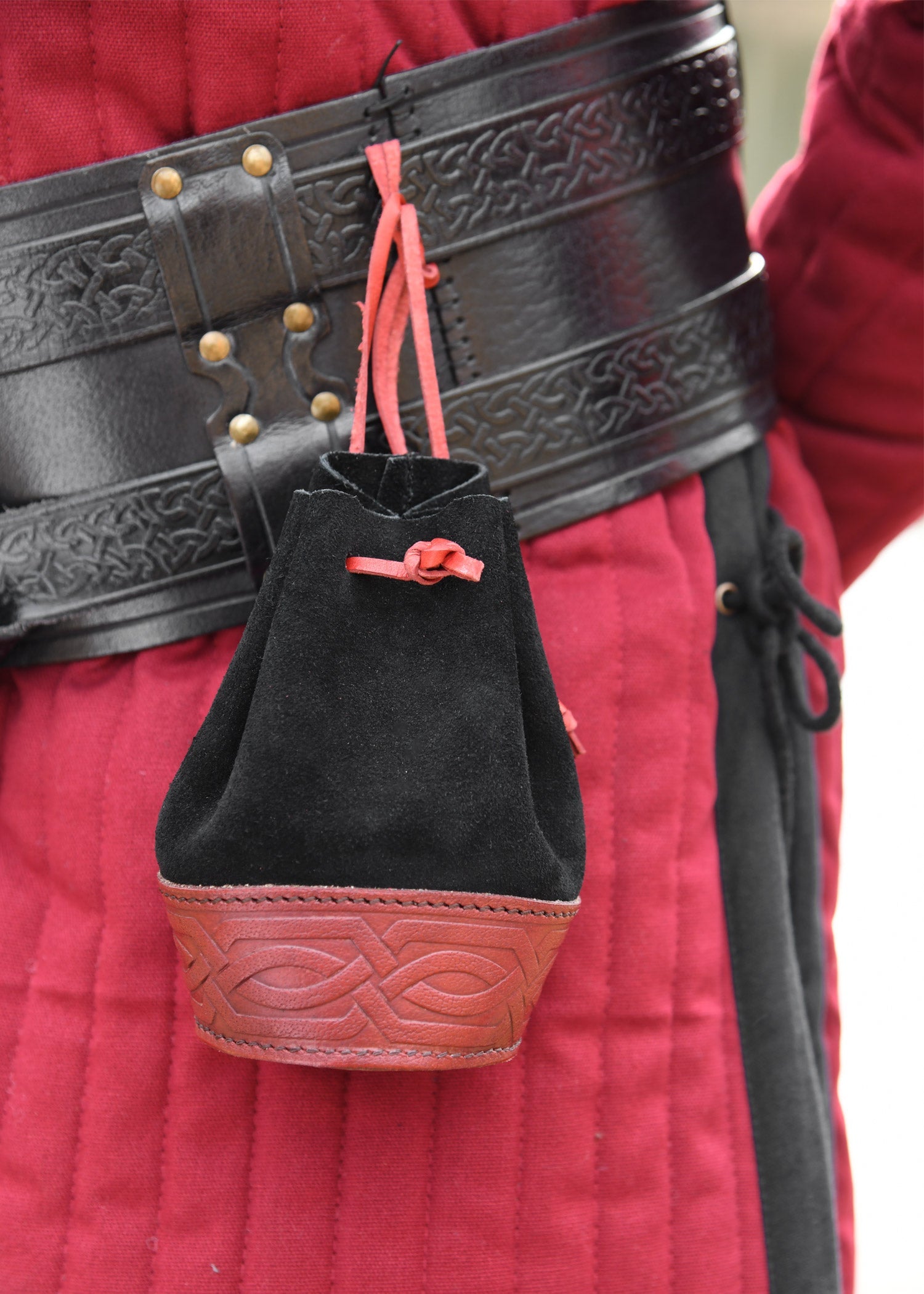 mittelalter beutel aus leder