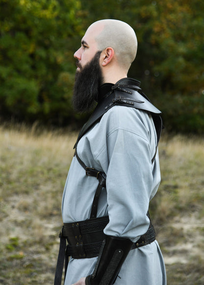 leder kragen balor schwarz