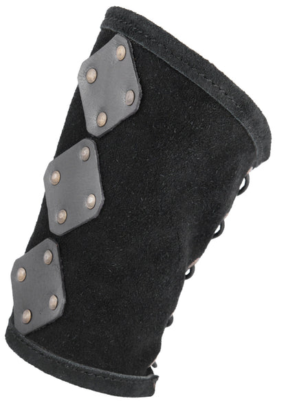 Wildleder Armschützer Vares in Schwarz