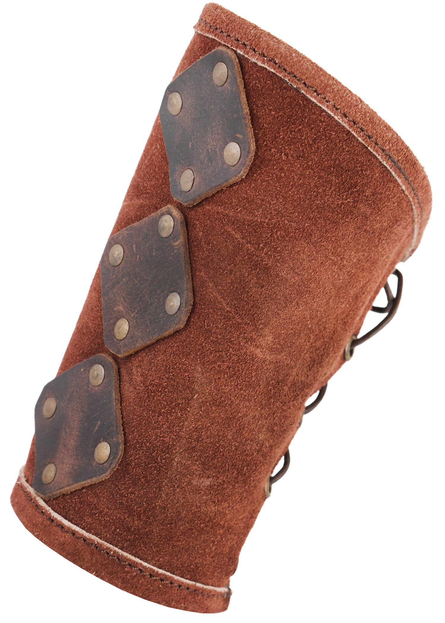 Vidar Wildleder Armschützer in Braun für Bogenschützen
