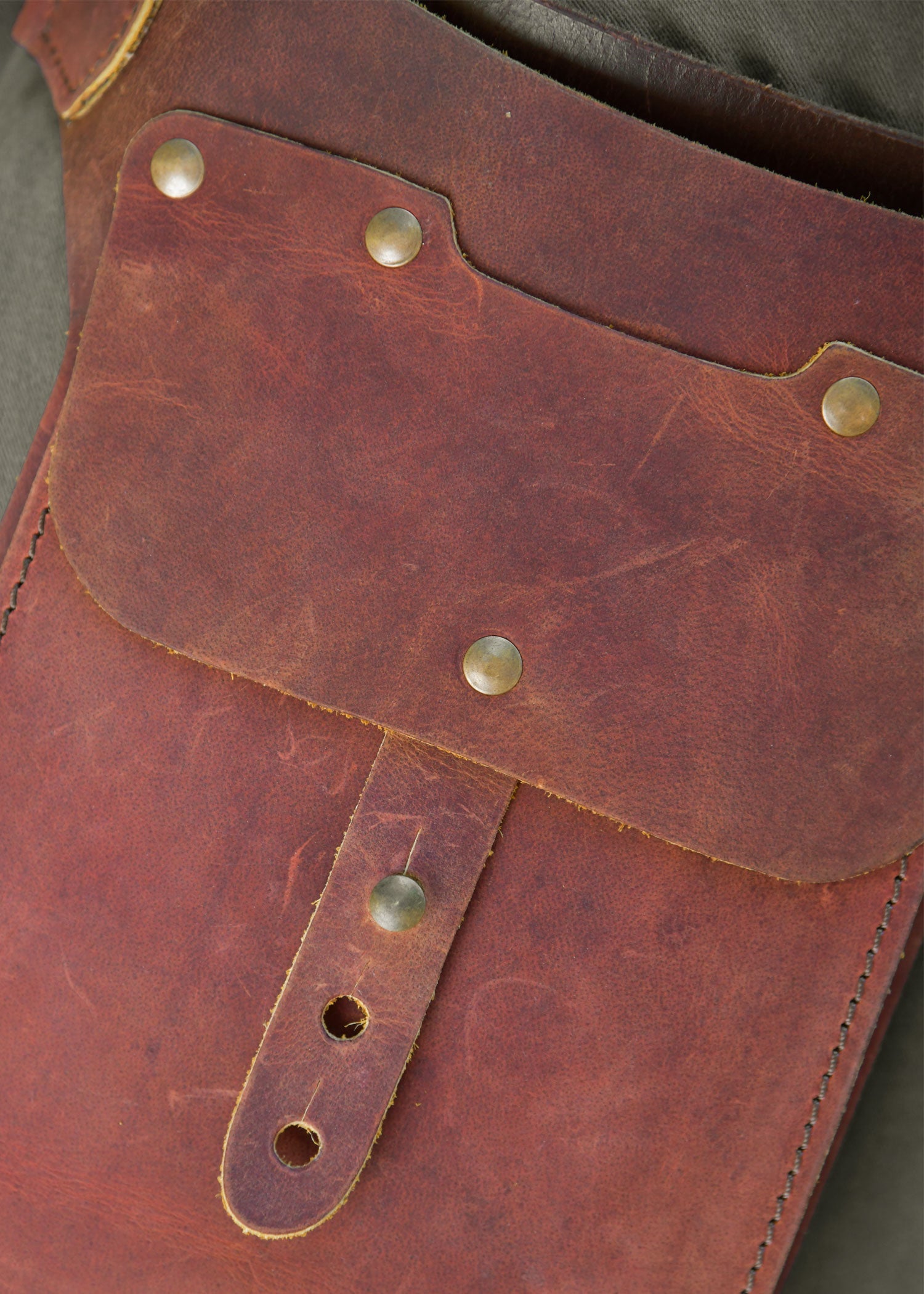 leder huefttasche guerteltasche braun