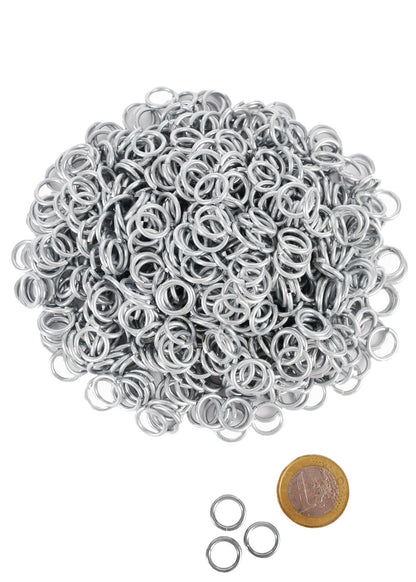 BMSZ Kettenringe 1kg, 8mm verzinkt