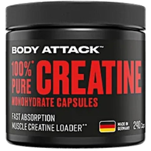 Body Attack 100 Pure Creatine 240 Kapseln