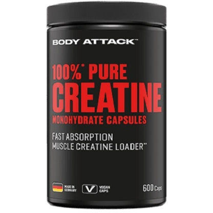 Body Attack 100 Pure Creatine 600 Kapseln