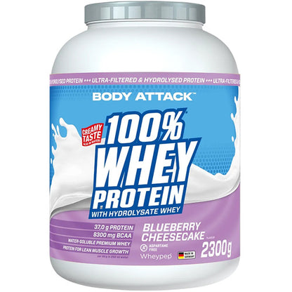 Body Attack 100 Whey Protein 2300G Blueberry Cheesecake