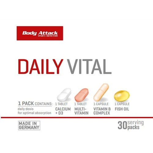 Body Attack Daily Vital 30 Packs