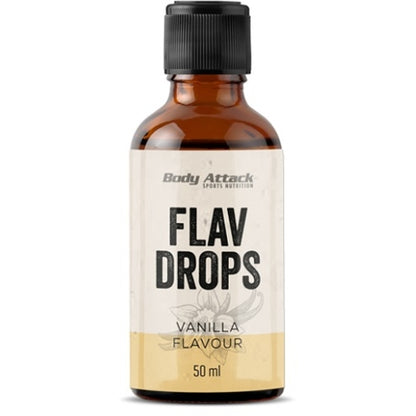 Body Attack Flav Drops 50Ml Vanilla