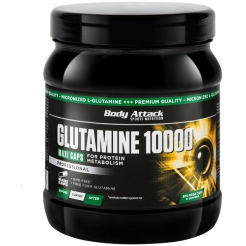 Body Attack Glutamine 10000, 300 Kapsel