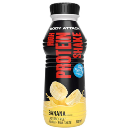 Body Attack High Protein Shake 12X500Ml Schokolade